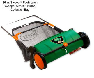 26 in. Sweep-It Push Lawn Sweeper with 3.6 Bushel Collection Bag