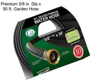 Premium 5/8 in. Dia x 50 ft. Garden Hose