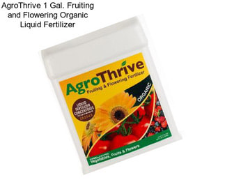 AgroThrive 1 Gal. Fruiting and Flowering Organic Liquid Fertilizer