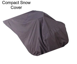 Compact Snow Cover