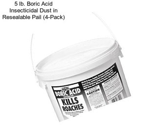 5 lb. Boric Acid Insecticidal Dust in Resealable Pail (4-Pack)