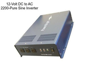 12-Volt DC to AC 2200-Pure Sine Inverter