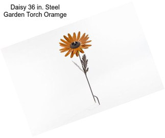 Daisy 36 in. Steel Garden Torch Oramge