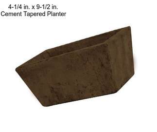 4-1/4 in. x 9-1/2 in. Cement Tapered Planter