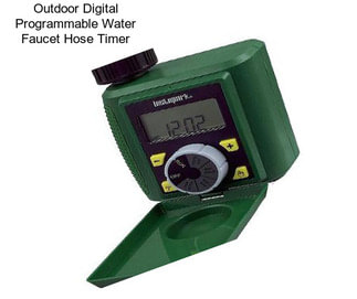 Outdoor Digital Programmable Water Faucet Hose Timer