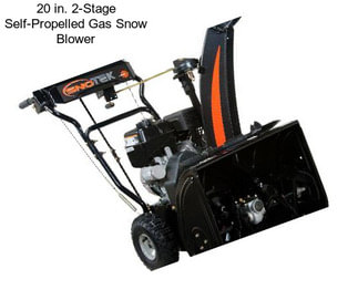 20 in. 2-Stage Self-Propelled Gas Snow Blower