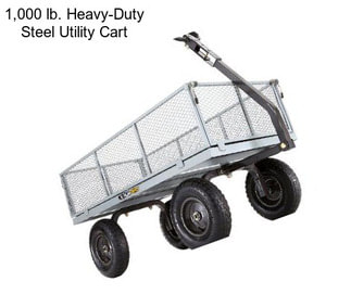 1,000 lb. Heavy-Duty Steel Utility Cart