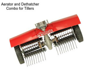 Aerator and Dethatcher Combo for Tillers