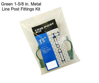 Green 1-5/8 in. Metal Line Post Fittings Kit