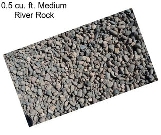 0.5 cu. ft. Medium River Rock