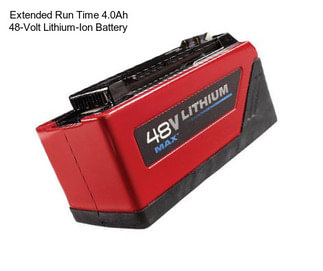 Extended Run Time 4.0Ah 48-Volt Lithium-Ion Battery