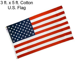 3 ft. x 5 ft. Cotton U.S. Flag