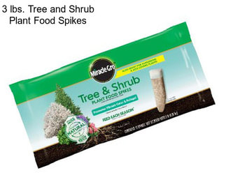 3 lbs. Tree and Shrub Plant Food Spikes