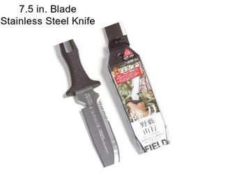 7.5 in. Blade Stainless Steel Knife