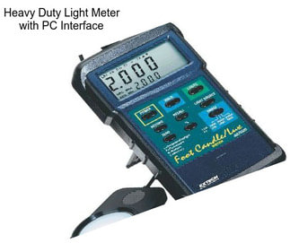 Heavy Duty Light Meter with PC Interface