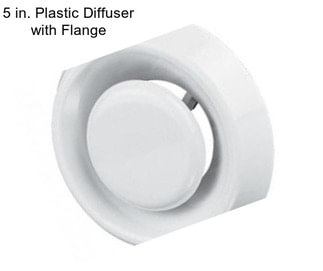 5 in. Plastic Diffuser with Flange