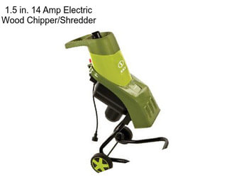 1.5 in. 14 Amp Electric Wood Chipper/Shredder