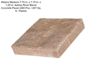 Milano Medium 7.75 in. x 7.75 in. x 1.25 in. Ashley River Blend Concrete Paver (480 Pcs. / 207 Sq. ft. / Pallet)