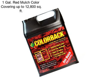 1 Gal. Red Mulch Color  Covering up to 12,800 sq. ft.