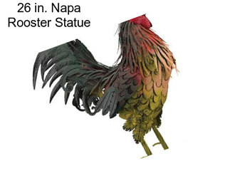 26 in. Napa Rooster Statue