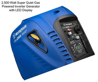 2,500-Watt Super Quiet Gas Powered Inverter Generator with LED Display