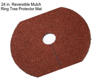 24 in. Reversible Mulch Ring Tree Protector Mat