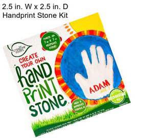 2.5 in. W x 2.5 in. D Handprint Stone Kit