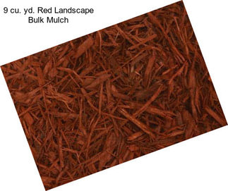 9 cu. yd. Red Landscape Bulk Mulch