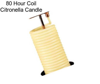 80 Hour Coil Citronella Candle