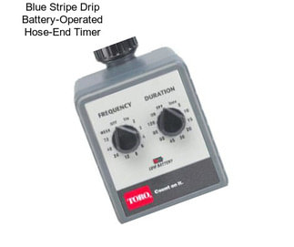 Blue Stripe Drip Battery-Operated Hose-End Timer