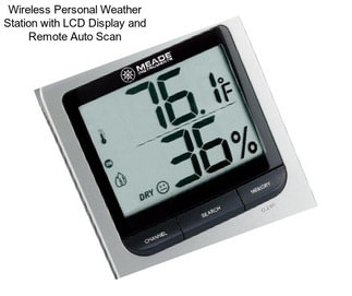 Wireless Personal Weather Station with LCD Display and Remote Auto Scan