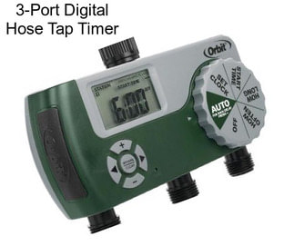 3-Port Digital Hose Tap Timer