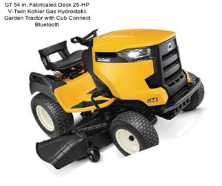 GT 54 in. Fabricated Deck 25-HP V-Twin Kohler Gas Hydrostatic Garden Tractor with Cub Connect Bluetooth