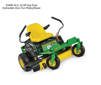 Z345M 42 in. 22 HP Gas Dual Hydrostatic Zero-Turn Riding Mower