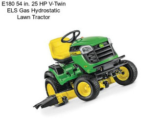 E180 54 in. 25 HP V-Twin ELS Gas Hydrostatic Lawn Tractor