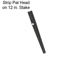 Strip Pat Head on 12 in. Stake