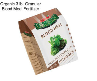 Organic 3 lb. Granular Blood Meal Fertilizer