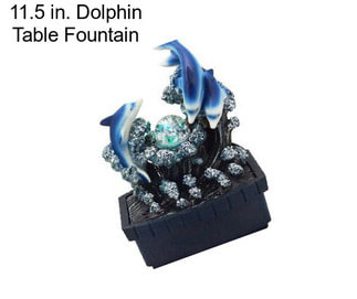 11.5 in. Dolphin Table Fountain