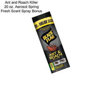 Ant and Roach Killer 20 oz. Aerosol Spring Fresh Scent Spray Bonus