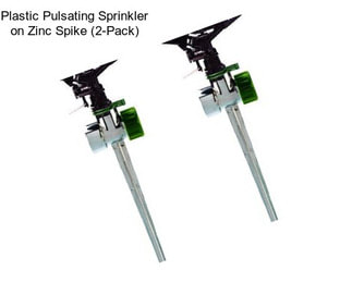 Plastic Pulsating Sprinkler on Zinc Spike (2-Pack)