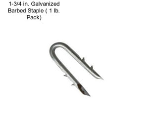 1-3/4 in. Galvanized Barbed Staple ( 1 lb. Pack)