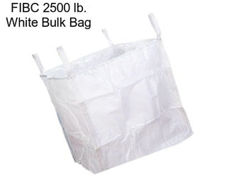 FIBC 2500 lb. White Bulk Bag