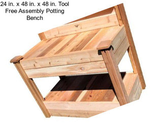 24 in. x 48 in. x 48 in. Tool Free Assembly Potting Bench