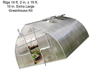 Riga 14 ft. 2 in. x 19 ft. 10 in. Extra Large Greenhouse Kit