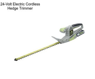 24-Volt Electric Cordless Hedge Trimmer