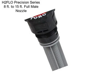 H2FLO Precision Series 8 ft. to 15 ft. Full Male Nozzle