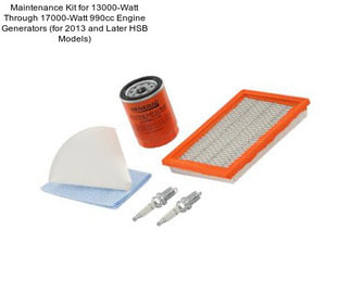 Maintenance Kit for 13000-Watt Through 17000-Watt 990cc Engine Generators (for 2013 and Later HSB Models)