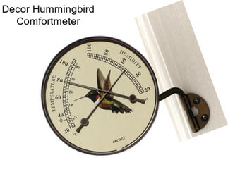 Decor Hummingbird Comfortmeter