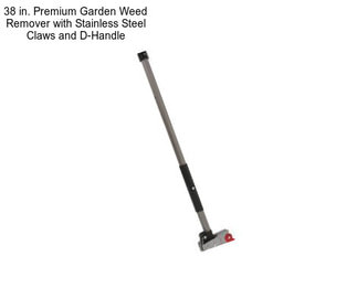38 in. Premium Garden Weed Remover with Stainless Steel Claws and D-Handle