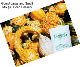 Gourd Large and Small Mix (30 Seed Packet)